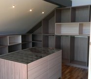Ankleidezimmer Nussbaum Ahorn