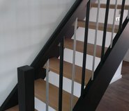 Treppe Buche gebeitzt