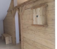 Garderobe Fichte Altholz Eiche